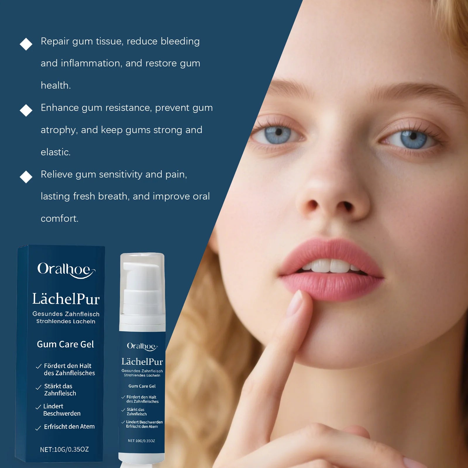 Teeth Care Gel Oral Care Gentle Gum Soothing Gel Fresh Breath Clean Travel Size Tooth Damage Serum Toothpaste Relieve