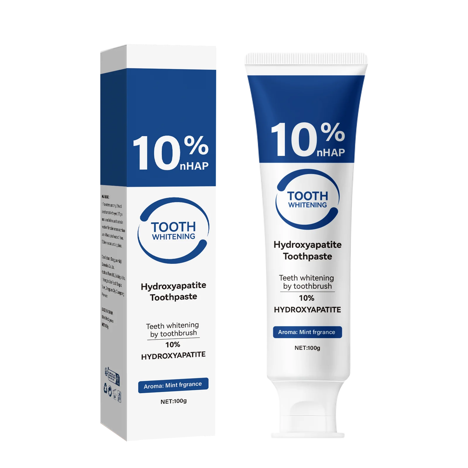 120g Nano Hydroxyapatite Toothpaste Remover Coffee/Tea Stain Improve Bad Breath Prevent Caries Fresh Breath Teeth Dental Care