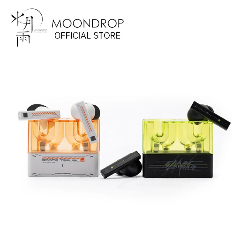 MOONDROP Space Travel 2 earphone HiFi Noise-Canceling TWS wiress Bluetooth 6.0 ANC Low-latency Game Mode SBC/AAC gaming headset