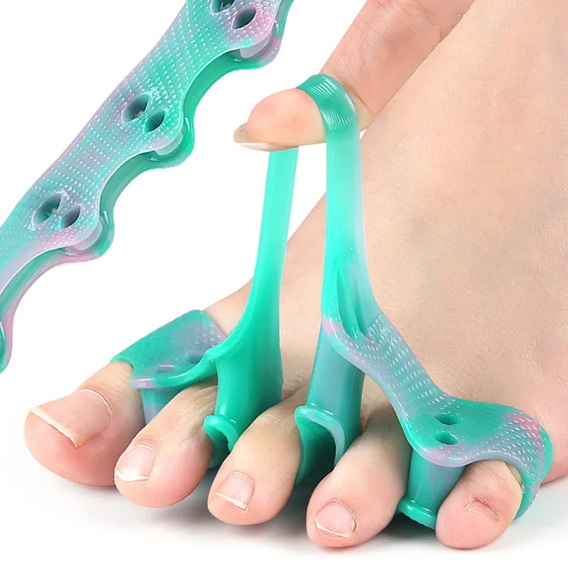 1Pairs Toe Separators Thumb Valgus Bunion Adjuster Gel Splitter Hammer Corrector Protector Foot Pain Relief Silicone Straighten
