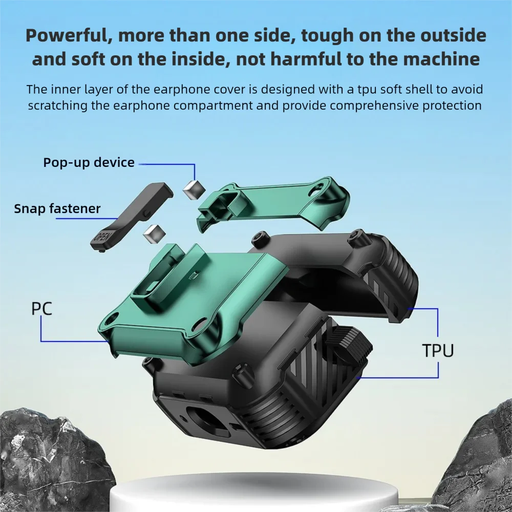 Security Lock Case for AirPods 4 TPU Case Shockproof Cover 2026 Earphones protector Case for Airpods 4th Silicone Cover