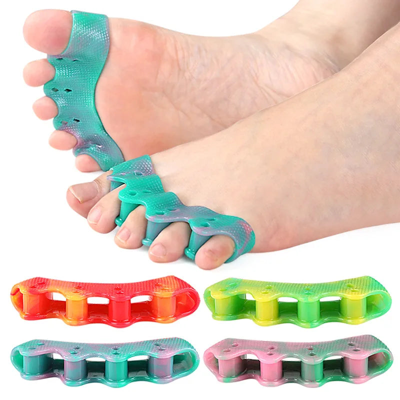 1Pairs Toe Separators Thumb Valgus Bunion Adjuster Gel Splitter Hammer Corrector Protector Foot Pain Relief Silicone Straighten