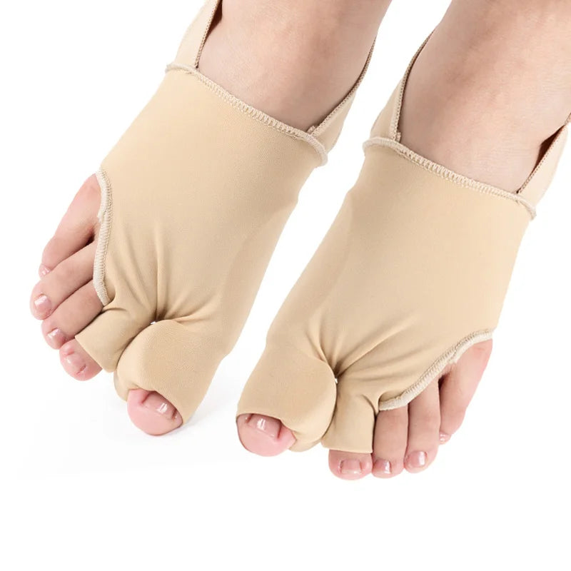 1Pair Toe Separator Bunion Corrector Toe Brace Orthopedic Hallux Valgus Relief Bone Thumb Adjuster Correction for Men and Women
