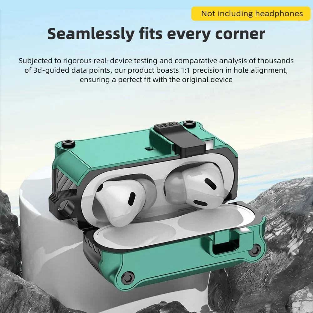 Security Lock Case for AirPods 4 TPU Case Shockproof Cover 2026 Earphones protector Case for Airpods 4th Silicone Cover