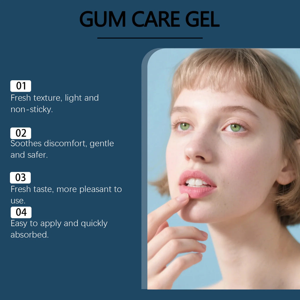 Teeth Care Gel Oral Care Gentle Gum Soothing Gel Fresh Breath Clean Travel Size Tooth Damage Serum Toothpaste Relieve